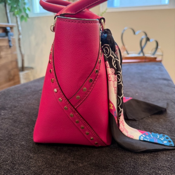 EUC (w/tags) Hendi Bendel Atrium Satchel w/Original Scarf - Picture 5 of 8